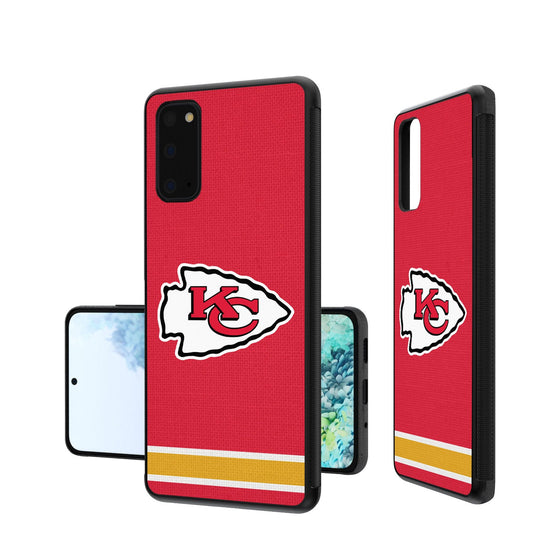 Kansas City Chiefs Stripe Bumper Case - 757 Sports Collectibles