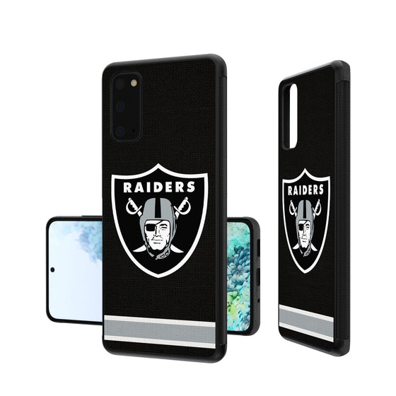 Las Vegas Raiders Stripe Bumper Case - 757 Sports Collectibles