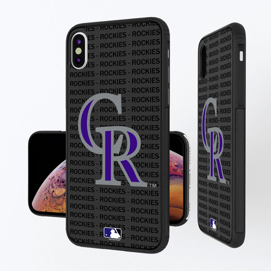 Colorado Rockies Blackletter Bumper Case - 757 Sports Collectibles