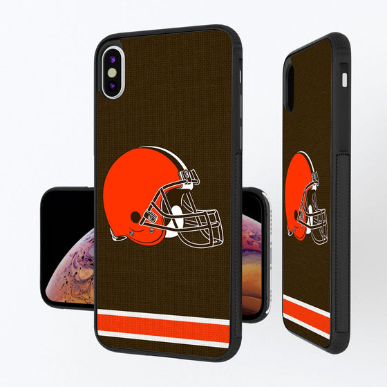 Cleveland Browns Stripe Bumper Case - 757 Sports Collectibles