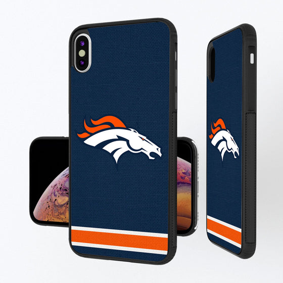 Denver Broncos Stripe Bumper Case - 757 Sports Collectibles