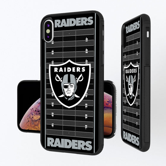 Las Vegas Raiders Football Field Bumper Case - 757 Sports Collectibles