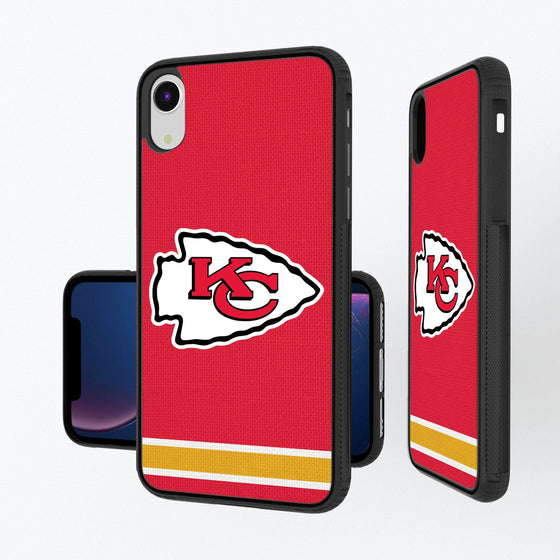 Kansas City Chiefs Stripe Bumper Case - 757 Sports Collectibles