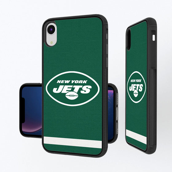 New York Jets Stripe Bumper Case - 757 Sports Collectibles