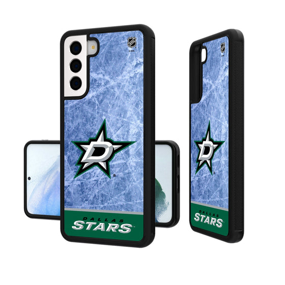 Dallas Stars Ice Wordmark Bumper Case-1