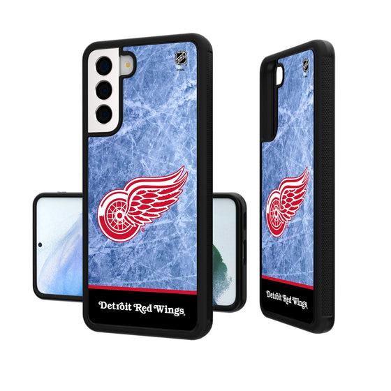 Detroit Red Wings Ice Wordmark Bumper Case-1