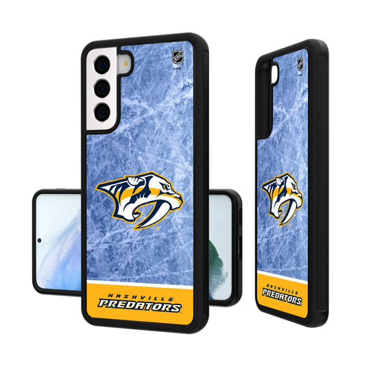 Nashville Predators Ice Wordmark Bumper Case-1