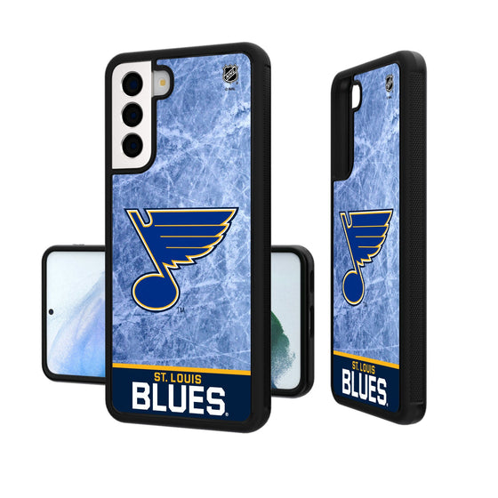 St. Louis Blues Ice Wordmark Bumper Case-1