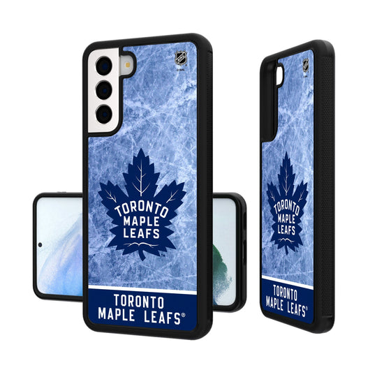 Toronto Maple Leafs Ice Wordmark Bumper Case-1