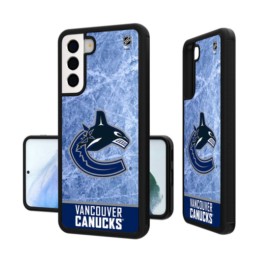 Vancouver Canucks Ice Wordmark Bumper Case-1