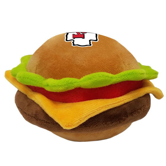Kansas City Chiefs Hamburger Toy by Pets First - 757 Sports Collectibles