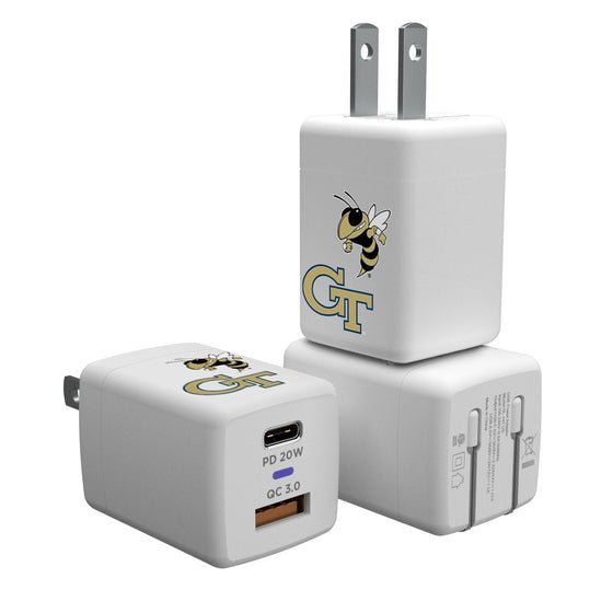 Georgia Tech Yellow Jackets Insignia USB-C Charger-0