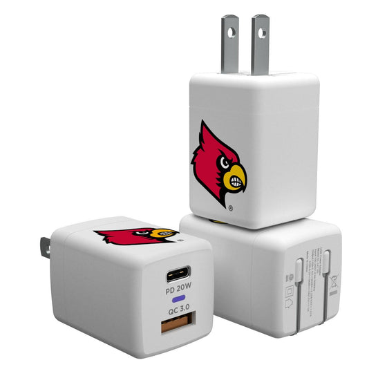 Louisville Cardinals Insignia USB A/C Charger-0