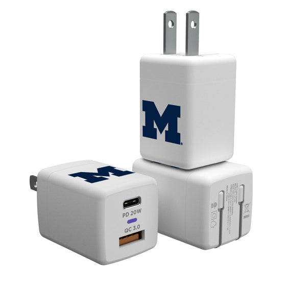 Michigan Wolverines Insignia USB-C Charger-0