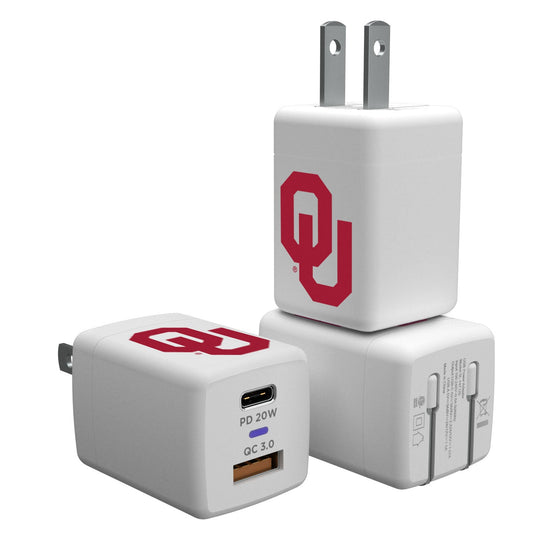 Oklahoma Sooners Insignia USB-C Charger-0
