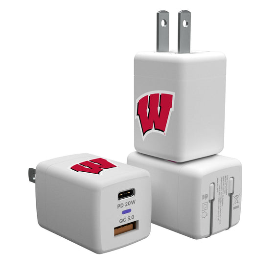 Wisconsin Badgers Insignia USB-C Charger-0