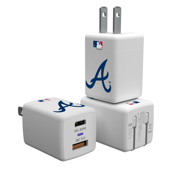 Atlanta Braves Insignia USB A/C Charger - 757 Sports Collectibles