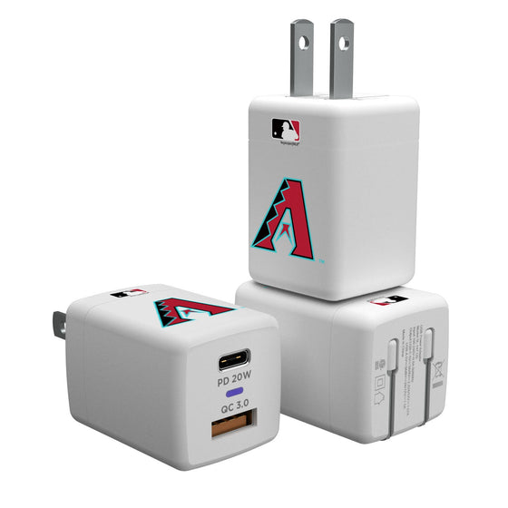 Arizona Diamondbacks Insignia USB A/C Charger - 757 Sports Collectibles