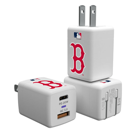 Boston Red Sox Insignia USB A/C Charger - 757 Sports Collectibles