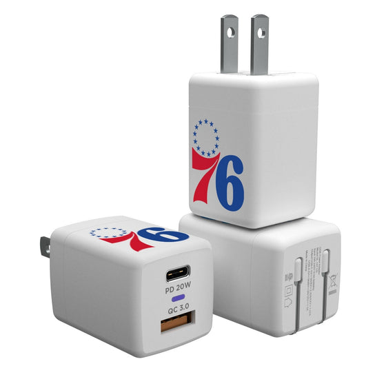 Philadelphia 76ers Insignia USB A/C Charger-0