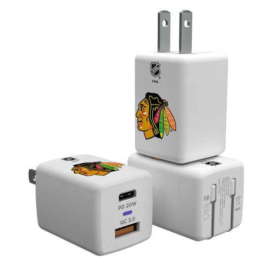 Chicago Blackhawks Insignia USB-C Charger-0