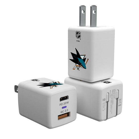 San Jose Sharks Insignia USB-C Charger-0