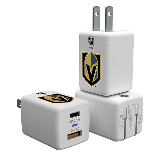 Vegas Golden Knights Insignia USB A/C Charger-0