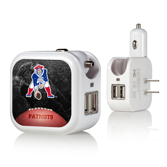 New England Patriots Legendary 2 in 1 USB Charger - 757 Sports Collectibles