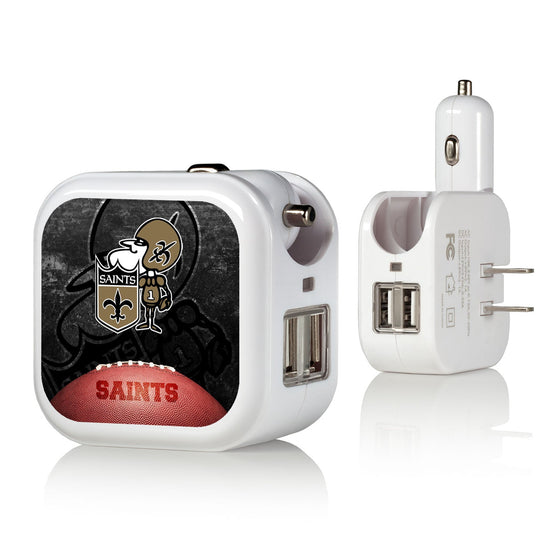 New Orleans Saints Legendary 2 in 1 USB Charger - 757 Sports Collectibles