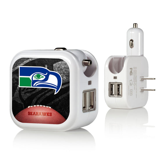 Seattle Seahawks Legendary 2 in 1 USB Charger - 757 Sports Collectibles