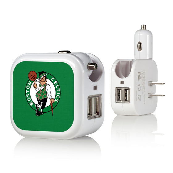 Boston Celtics Solid 2 in 1 USB Charger-0