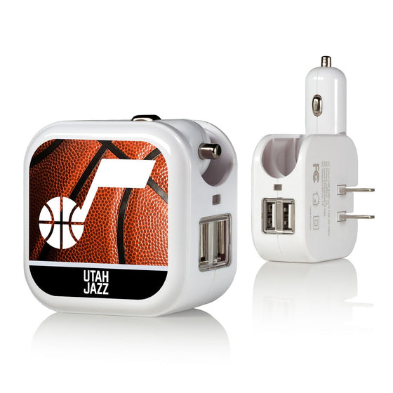 Utah Jazz Basketball 2 in 1 USB Charger-0