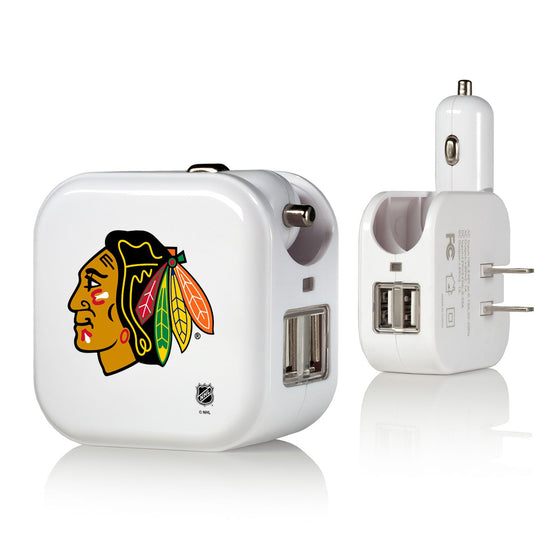 Chicago Blackhawks Insignia 2 in 1 USB Charger-0