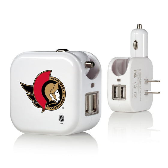 Ottawa Senators Insignia 2 in 1 USB Charger-0