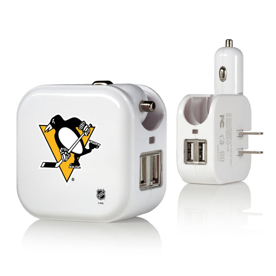 Pittsburgh Penguins Insignia 2 in 1 USB Charger-0