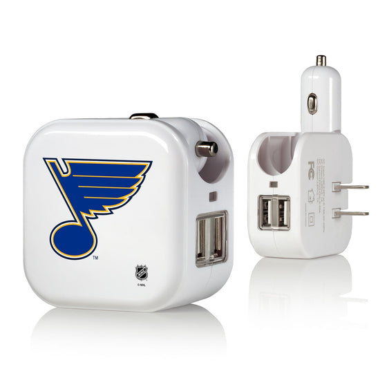 St. Louis Blues Insignia 2 in 1 USB Charger-0