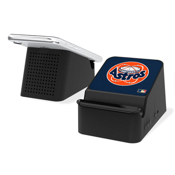 Houston Astros 1977-1998 - Cooperstown Collection Solid Wireless Charging Station and Bluetooth Speaker - 757 Sports Collectibles