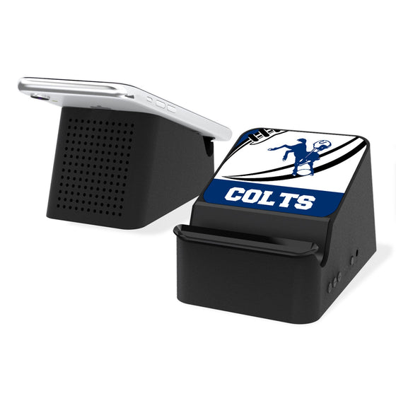 Baltimore Colts 1946 Historic Collection Passtime Wireless Charging Station and Bluetooth Speaker - 757 Sports Collectibles