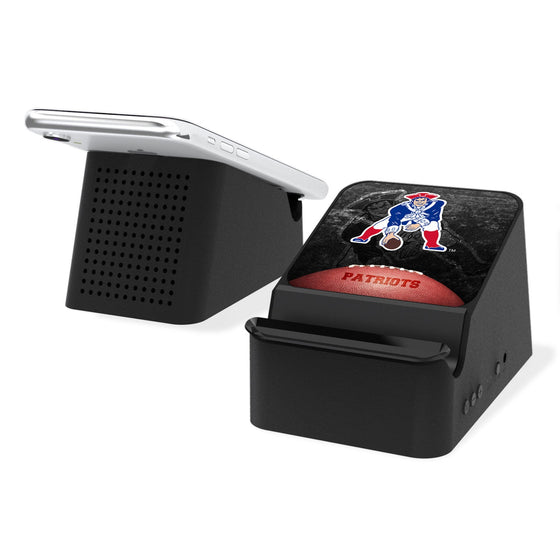 New England Patriots Legendary Wireless Charging Station and Bluetooth Speaker - 757 Sports Collectibles