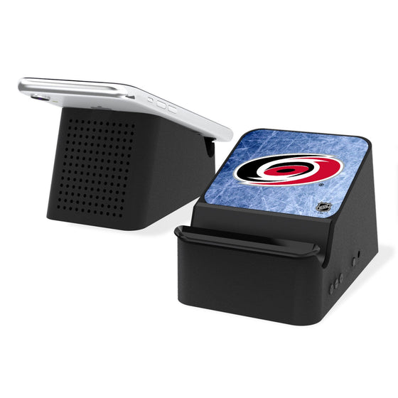 Carolina Hurricanes Ice Wireless Charging Station and Bluetooth Speaker-0