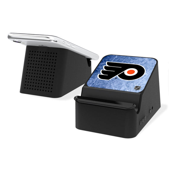 Philadelphia Flyers Ice Wireless Charging Station and Bluetooth Speaker-0