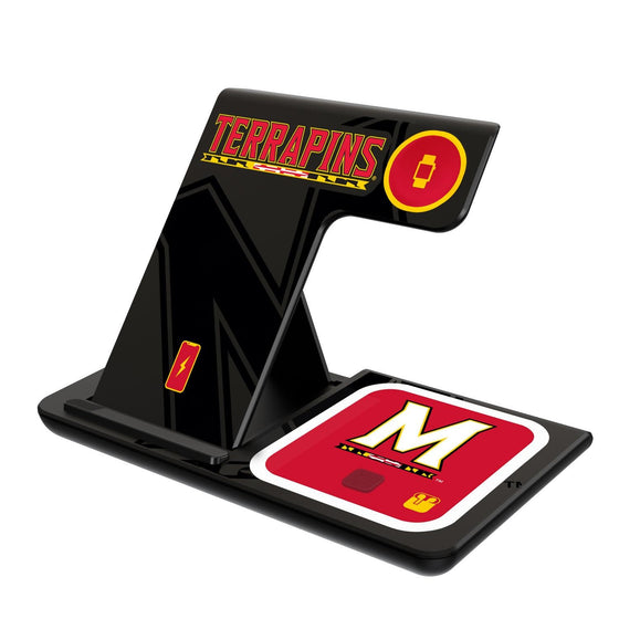 Maryland Terrapins Tilt 3 in 1 Charging Station-0