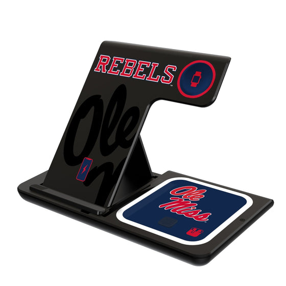 Mississippi Ole Miss Rebels Tilt 3 in 1 Charging Station-0