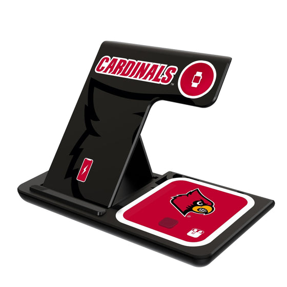 Louisville Cardinals Tilt 3 in 1 Charging Station-0