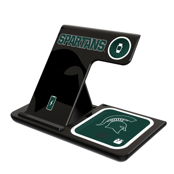 Michigan State Spartans Tilt 3 in 1 Charging Station-0