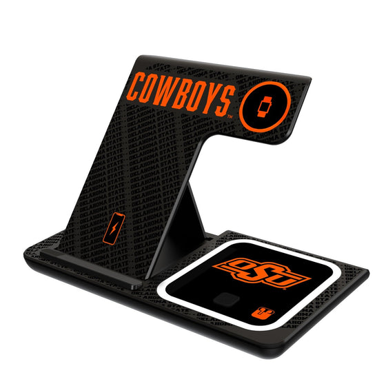 Oklahoma State Cowboys Tilt 3 in 1 Charging Station-0