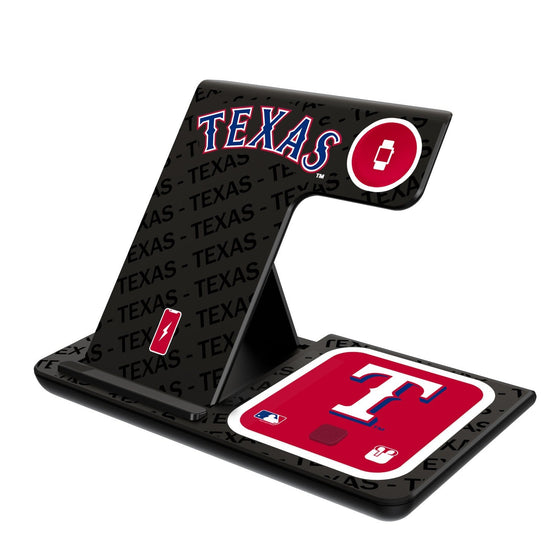 Texas Rangers Tilt 3 in 1 Charging Station - 757 Sports Collectibles