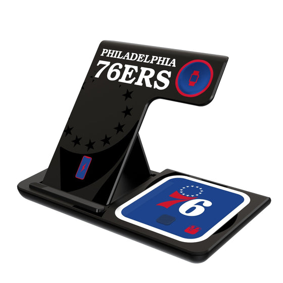 Philadelphia 76ers Tilt 3 in 1 Charging Station-0