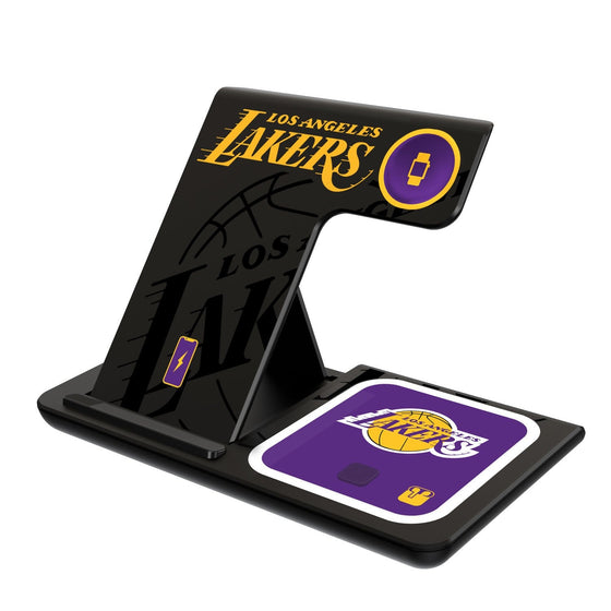 Los Angeles Lakers Tilt 3 in 1 Charging Station-0