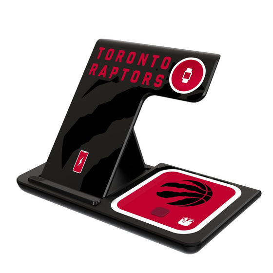 Toronto Raptors Tilt 3 in 1 Charging Station-0